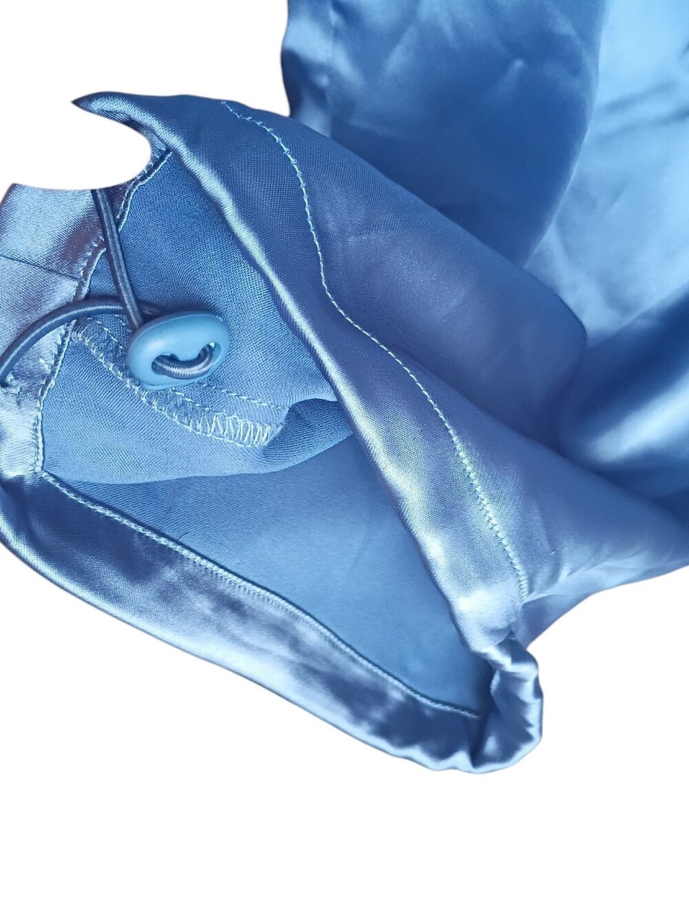 NWT Double Zero Gray/Blue Satin Cargo Pants Size Small - Picture 3 of 7